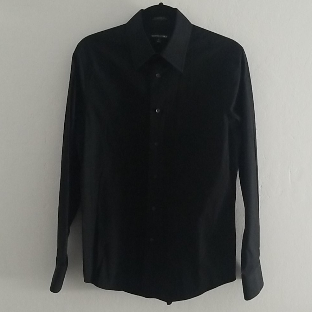 Express Black Dress Botton Down Shirt